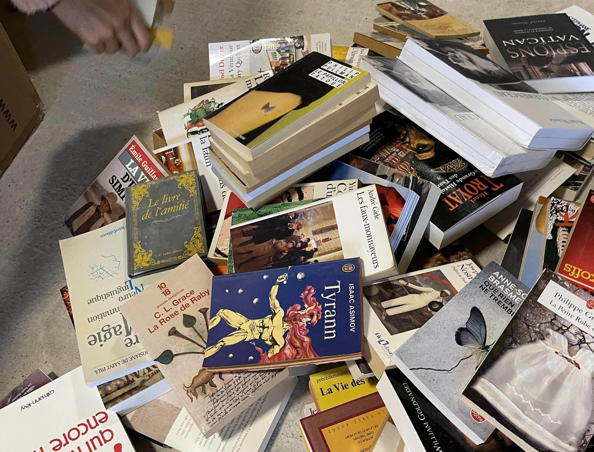 Redistribution des livres